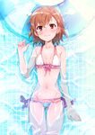  bikini misaka_mikoto puma_(hyuma1219) swimsuits to_aru_kagaku_no_railgun to_aru_majutsu_no_index wet 