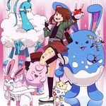  altaria azumarill clefable eeveelution human klefki mammal nintendo ochaco_uraraka pok&eacute;ball pok&eacute;mon sylveon togepi video_games zeaw90 