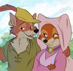  anthro canine clothed clothing disney duo female fox jonas maid_marian male mammal robin_hood robin_hood_(disney) 