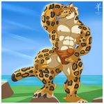  2016 4_toes aaron_(artist) abs anthro balls barefoot biceps big_muscles biped black_claws black_fur black_nose black_spots black_tail blue_sky border brown_bottomwear brown_clothing brown_underwear bulge claws clothed clothing countershade_face countershade_torso countershading day detailed_background digital_media_(artwork) digitigrade duncan_tuerk erection erection_under_clothes feline flexing front_view full-length_portrait fur grass hand_behind_head hi_res jaguar long_tail looking_at_viewer male mammal multicolored_fur multicolored_tail muscular muscular_male nipples outside pecs pepsi_(fa) pink_nipples pinup portrait pose quads raised_arm raised_leg rock rosettes sea signature sky smile smirk solo spots spotted_fur spotted_tail standing step_pose tenting thong toe_claws toes topless two_tone_tail underwear water whiskers white_balls white_border white_countershading white_fur yellow_eyes yellow_fur yellow_tail 