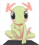  2017 anthro antlers blush cub dotkwa dragon female fingering fingering_self horn katie_(kde) keyboard looking_at_viewer masturbation nude pussy pussy_juice simple_background sitting vaginal vaginal_fingering white_background young 