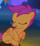  2016 animated duo edit equine female friendship_is_magic grooming licking mammal my_little_pony pegasus rainbow_dash_(mlp) scootaloo_(mlp) screencap sitting theanonshy tongue tongue_out wings 