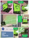 absurd_res alien bed bedroom ben_10 cartoon_network computer dialogue electronics female furniture galvanic_mechamorph gwen_tennyson hi_res laptop nasa nauyaco solo speech_bubble upgrade_(ben_10)