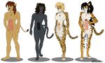  2017 alternate_universe anthro balls big_balls big_breasts big_penis breasts butt comic dickgirl erection feline fur group group_sex huge_penis humanoid_penis hyper hyper_penis intersex jeffk38uk leo lion male mammal model_sheet muscular muscular_male nude ocelot onca panther panthera panthera_(webcomic) pardus penis sex smile spots tiger tigris webcomic 