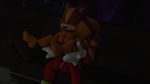  3d_(artwork) anal badger breasts clothing digital_media_(artwork) duo echidna eyes_closed feet female gloves knuckles_the_echidna male mammal monotreme mustelid nude pain sex sonic_(series) sonic_boom source_filmmaker sticks_the_jungle_badger 