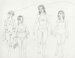  anthro beach bikini canine caprine charlene_palmer clothing comparing constance_johnson dalmatian dog dreadwolfclaw1990 expressions female goat invalid_tag mammal seaside shirley_robins shocked size_difference sketch smile swimsuit sybil_mccready walking wolf 