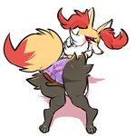 2017 4_toes all_fours anthro bedroom_eyes bent_over big_thighs biped black_fur blush braixen butt camel_toe canine cheek_tuft clothed clothing digital_drawing_(artwork) digital_media_(artwork) digitigrade dipstick_tail english_text eye_markings female fluffy fluffy_tail full-length_portrait fur glacierclear grinding half-closed_eyes hindpaw inner_ear_fluff leg_tuft looking_back mammal markings multicolored_fur multicolored_tail neck_tuft nintendo orange_eyes panties paws plump_camel_toe pok&eacute;mon portrait presenting presenting_hindquarters pseudo_clothing purple_bottomwear purple_clothing rear_view red_fur red_nose seductive shadow simple_background smile solo stick text toes topless tuft underwear video_games white_background white_fur yellow_fur 