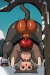 abdominal_bulge absurd_res ahegao animal_genitalia animal_penis anus balls big_balls big_penis blush bodily_fluids brown_body brown_fur butt canid canine canine_genitalia canine_penis canis curling_toes darkened_genitalia digital_media_(artwork) duo erection feet female female_penetrated feral feral_on_feral folded forced fur furret generation_2_pokemon genital_fluids genitals hi_res houndoom huge_balls huge_penetration interspecies knot legs_up looking_pleasured male male/female male_penetrating male_penetrating_female mammal mother_(lore) mustelid nintendo open_mouth outside parent_(lore) penetration penile penile_penetration penis penis_in_pussy pokemon pokemon_(species) predator/prey predator_penetrating_prey prey_penetrated pussy rape rapistwerewolf rough_sex sex snow soles spread_legs spreading tail upside_down vaginal vaginal_penetration winter