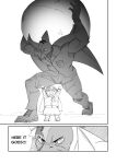 amber_(snoot_game) anon_(snoot_game) anthro cavemanon_studios comic_panel female goodbye_volcano_high group hi_res human humanoid male male/female mammal manga_style miscuitsxd monochrome prehistoric_species pterodactylus pterosaur reptile ripley_(snoot_game) scalie snoot_game snow snowball snowball_fight trio winter_clothing