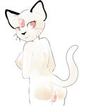  alternate_form anthro anthrofied anus eyelashes feline female looking_back mammal naughty_face nintendo nipples persian pok&eacute;mon solo video_games 