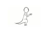  animated hop kangaroo mammal marsupial rough_(disambiguation) sketch 