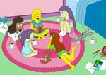  allison_taylor janey_powell lisa_simpson magik2005 sherri terri the_simpsons 