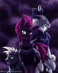  armor broken_horn equine eye_scar fangs female group grubber_(mlp) hedgehog horn inuhoshi-to-darkpen male mammal my_little_pony my_little_pony_the_movie scar storm_king_(mlp) tempest_shadow_(mlp) unicorn yeti 