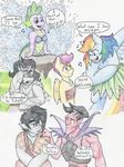  2017 ariel_(disambiguation) dialogue disney dragon english_text equine fan_character female flicker-show flicker_show_(oc) friendship_is_magic horn horse jewelry king_sombra_(mlp) mammal maui moana moana_waialiki my_little_pony necklace parody pegasus pony ralph_(wreck-it_ralph) satan sateen scar_(the_lion_king) scootaloo_(mlp) singing spike_(mlp) text the_lion_king the_little_mermaid unicorn water wings wreck-it_ralph 