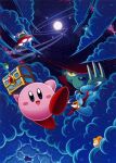  :d @_@ artist_request blush blush_stickers claws cloud daroach doc_(kirby) flying_saucer full_moon hat holding kirby kirby_(series) kirby_squeak_squad moon night night_sky official_art open_mouth red_hat sky smile spacecraft spinni squeakers star_(sky) star_(symbol) storo sunglasses third-party_source treasure_chest 