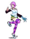  1girl character_request icx purple_hair rosario_vampire solo tagme 