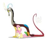  2017 discord_(mlp) draconequus duo equine female fluttershy_(mlp) friendship_is_magic grievousfan male mammal my_little_pony pegasus wings 