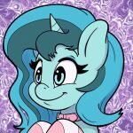 abstract_background animated blue_body blue_eyes blue_eyeshadow blue_hair equid equine eyelashes eyeshadow female hair hasbro horse makeup mammal my_little_pony pngtuber pony purple_background simple_background smile snout trevor-fox winter_breeze_(character)