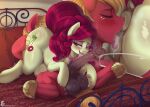 2025 69_position animal_genitalia animal_penis animal_pussy anus balls bed big_balls big_butt big_macintosh_(mlp) big_teats bodily_fluids butt cherry_jubilee_(mlp) crotch_breasts cum cumshot cunnilingus duo ejaculation equid equine equine_genitalia equine_penis equine_pussy eyes_closed female feral feral_on_feral friendship_is_magic furniture genital_fluids genitals hasbro hi_res horse licking lying male male/female mammal mature_female my_little_pony on_back oral penile penis penis_lick pillow pony pussy pyroxtra red_body sex teats thick_thighs tongue vaginal