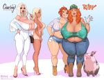  +intersex 2021 2girls 4girls age_difference amber_(fellatrix) artist_name bbw big_lips black_lips blonde_hair breasts breasts_bigger_than_head brittany_(fellatrix) character_name cleavage courtney_(fellatrix) curvy curvy_figure dated denim denim_shorts earrings farmer farmgirl fat fellatrix futanari gilf ginger_hair high_heels hoop_earrings huge_breasts jewelry large_breasts long_hair mature_female mother_and_daughter multiple_girls nipple_bulge non-web_source open_toe_shoes original pale_skin parent_and_child pig red_hair ruby_(fellatrix) shirt short_hair shorts sideboob skimpy stiletto_heels tan-skinned_female tan_skin thick_thighs thighs tied_shirt underboob very_high_heels wide_hips 