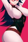  1girl black_hair boku_no_hero_academia character_request midnight solo tagme 