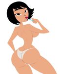  1girl ass black_hair breasts character_request panties samurai_jack solo tagme 