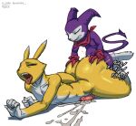 2025 anal anal_orgasm anal_penetration anthro anthro_on_anthro anthro_penetrated anthro_penetrating anthro_penetrating_anthro ass_up bandai_namco big_butt bodily_fluids bubble_butt butt butt_grab butt_squish claws clothing cum cumshot digimon digimon_(species) duo ejaculation erection eyes_closed foreskin from_behind_position fur genital_fluids genitals glans gloves grey_background hand_on_butt hands-free handwear humanoid_genitalia humanoid_penis impmon kerchief larger_penetrated looking_pleasured lying male male/male male_penetrated male_penetrating male_penetrating_male narrowed_eyes neckerchief neckwear nude on_front open_mouth orgasm penetration penile penile_penetration penis penis_in_ass querq renamon sex shadow simple_background size_difference small_dom_big_sub smile sound_effects squish teeth text thick_thighs tongue tongue_out tuft url