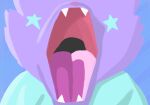 anthro bandai_namco canid canine comica_(garmore) digimon digimon_(species) digital_media_(artwork) digital_painting_(artwork) fangs female fox garmore hi_res imminent_vore lineless mammal mouth_shot open_mouth painting_(artwork) prey_pov renamon solo teeth tongue vore_pov