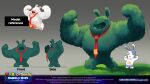 16:9 2022 absurd_res adobe_photoshop_(artwork) anthro arms_bent artist_name blue_eyes colored copyright_symbol digital_drawing_(artwork) digital_media_(artwork) duo english_description english_text featureless_crotch featureless_legs flexing flexing_bicep flexing_both_biceps fur furrowed_brow furrowed_eyebrows giacomo_boni gradient_background grass grey_background hand_pawpads hedge hi_res lagomorph light lighting long_ears male male_anthro mammal mario_plus_rabbids_sparks_of_hope midair mitten_hands mostly_nude mostly_nude_anthro mostly_nude_male multicolored_body muscular muscular_anthro muscular_male necktie necktie_only noseless nude_anthro nude_male official_art pawpads plant procreate_(artwork) rabbid rabbid_kong raving_rabbids rayman_(series) red_necktie shaded shrub simple_background standing symbol tan_body tan_eyelids tan_inner_ear tan_pawpads tan_skin text text_box two_tone_body ubisoft white_body white_fur widescreen year