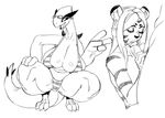  anthro big_breasts bikini black_and_white breasts cleavage clothed clothing cum cum_in_mouth cum_inside erection eyelashes eyes_closed eyewear faceless_male feline fellatio female goggles hair huge_breasts jijis-waifus legendary_pok&eacute;mon lugia male male/female mammal monochrome nintendo open_mouth oral penis pok&eacute;mon pok&eacute;morph pubes sex smile swimsuit tiger video_games 