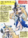  2girls ? bare_shoulders black_collar black_dress blonde_hair blue_eyes blue_hair breasts bright_pupils cartethyia_(wuthering_waves) cellphone chibi chibi_only closed_eyes closed_mouth collar commentary_request confused crown_of_thorns dog-san dress dual_persona earrings fleurdelys_(wuthering_waves) floating_earrings flying_sweatdrops high_heels highres holding holding_phone holding_sword holding_weapon horns jewelry large_breasts long_hair looking_at_viewer multiple_girls parted_lips phone pointy_ears sidelocks single_horn smartphone smile spoken_flying_sweatdrops spoken_question_mark sword tabard tacet_mark_(wuthering_waves) translation_request very_long_hair weapon white_pupils white_tabard wuthering_waves yellow_horns 