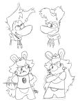 2024 4_fingers anthro big_nose black_eyes bottomless bottomless_anthro bottomless_female cellphone cellystars closed_frown closed_smile clothed clothed_humanoid clothed_male clothing confident confident_anthro confident_female crossed_arms crossover crown dated digital_drawing_(artwork) digital_media_(artwork) duo ear_piercing electronics english_description expressions featureless_legs female female_anthro fingers frown furrowed_brow furrowed_eyebrows hair hand_on_hip hand_on_own_hip headgear holding_cellphone holding_object holding_phone hoodie humanoid lagomorph long_ears long_hair male male_humanoid mammal mario_bros mario_plus_rabbids_kingdom_battle mario_plus_rabbids_sparks_of_hope monochrome mouth_closed nintendo noseless phone piercing rabbid rabbid_peach raving_rabbids rayman rayman_(series) raypeople_(rayman) shirt shirt_hair signature simple_background sketch_page smile standing teeth thin_eyebrows tooth_gap topwear ubisoft white_background