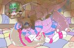 69_position ahegao anthro blue_eyes cheek_tuft clothed clothing diaper diaper_under_clothing domestic_cat dragon duo excessive_feces facesitting facial_markings facial_tuft feces felid feline felis female female/female floppy_ears fur gas green_body green_fur grey_body grey_fur head_markings horn hose hosesuit hybrid lagomorph latex latex_clothing latex_skinsuit leporid looking_pleasured mammal markings mythological_creature mythological_scalie mythology one_eye_closed oral padded_room pooping purple_eyes rabbit raspberrypamps riona_(riona_hexagon) scalie sex sitting_on_another skinsuit soiled_diaper soiling soiling_diaper straps tail tight_clothing tuft unclean_diaper used_diaper wearing_diaper wings zelvin
