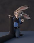  3d_(artwork) 4_fingers adamb/fluffy anthro baton blender_(software) clothing digital_media_(artwork) disney female judy_hopps lagomorph mammal rabbit sitting solo zootopia 