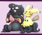  2016 ambiguous_gender ball_growth balls big_balls black_goo bulge camychan duo erection feral glowing glowing_eyes growth huge_balls hyper hyper_balls inflation male male/ambiguous mimikyu nintendo nude penetration penis pok&eacute;mon pumpkaboo simple_background slime tentacles transformation urethral urethral_penetration video_games 