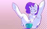  2017 anal anal_penetration cum cum_inside cum_tube cutie_mark dotted_background enema equine eyes_closed female friendship_is_magic hair hooves horn legs_up lube mammal my_little_pony oughta pattern_background penetration purple_hair pussy rarity_(mlp) simple_background solo spread_legs spreading underhoof unicorn 