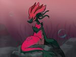  dragalge dragon female nintendo pikajota poison pok&eacute;mon sea video_games w&aacute;ter water 