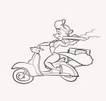 anthro bikini breasts clothing female food hat headgear headwear pizza side_boob sketch solo stanmort swimwear two-piece_swimsuit vespa vinda_loo