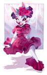  2015 absurd_res animatronic anthro canine clothing female five_nights_at_freddy&#039;s five_nights_at_freddy&#039;s_2 fox funtime_foxy_(fnaf) hi_res machine mammal mangle_(fnaf) robot rotodisk solo video_games 