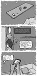  anthro butt comic dialogue disney female hi_res judy_hopps lagomorph luraiokun mammal phone zootopia 