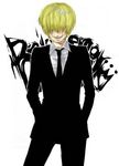  artist_request belphegor_(reborn) blonde_hair formal hair_over_eyes katekyo_hitman_reborn! looking_at_viewer male_focus solo source_request suit tiara 