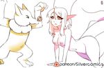  2017 ambiguous_gender animal_humanoid breasts facial_markings female feral fur hair horn humanoid hypno hypnosis legendary_pok&eacute;mon lugia markings matemi mind_control nintendo nude pok&eacute;mon red_horn red_scales scales shiny_pok&eacute;mon silver_soul simple_background spiral_eyes video_games white_background white_fur white_hair white_scales wings yellow_fur 