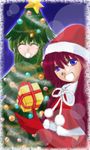  akazukin_chacha dorothy green_hair hat red_hair santa seravi 