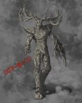  2025 absurd_res anthro antlers arm_spikes armor biped birch bone branch branch_horn character_name chimericecho clip_studio_paint_(artwork) colored deer digital_media_(artwork) digital_painting_(artwork) elemental_creature english_description flora_fauna front_view full-length_portrait greaves grey_background grey_body hi_res horn male male_anthro mammal muscular muscular_anthro muscular_male painting_(artwork) plant plant_horn portrait pseudo_horn red_text scp-8400 scp_foundation shaded shadow shoulder_pads signature simple_background skull skull_head solo spikes spikes_(anatomy) standing text wood 