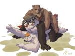 anal anthro armor asian_conical_hat bear ben_bigger brown_body brown_fur clothing eyewear fur giant_panda glasses group group_sex hat headgear headwear helmet hi_res male male/male male_penetrated male_penetrating male_penetrating_male mammal mihoyo mishka_(zenless_zone_zero) multicolored_body multicolored_fur nude pan_yinhu penetration polar_bear sex stacking threesome trio ursine white_body white_fur ye_xiaojuan zenless_zone_zero