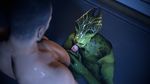  2017 alien captain_kirrahe commander_shepard cum cum_on_face fellatio green_skin human male male/male mammal mass_effect nude oral penis rooking salarian sex video_games 