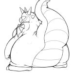 anthro blue_eyes butt claws dragon dragon_quest dragon_quest_iv female hi_res monochrome monster mythological_creature mythological_scalie mythology overweight overweight_anthro overweight_female pruslas_(dragon_quest) purple_body scalie sketch spikes square_enix tail wings