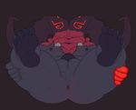  anus balls body_hair butt feet foot_focus fur hair horn league_of_legends not_furry ornn peets penis pubes red_fur riot_games trianglepapaya video_games 