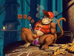  anal anal_masturbation anal_penetration diddy_kong dildo donkey_kong_(series) goblintown male mammal masturbation monkey nintendo penetration primate sex_toy video_games 
