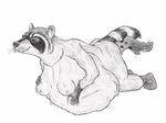 abdominal_bulge ambiguous_gender breasts female female/ambiguous gnoll hyena looking_pleasured mammal raccoon ria_(strega) small_breasts strega striped_tail stripes tongue tongue_out vore 
